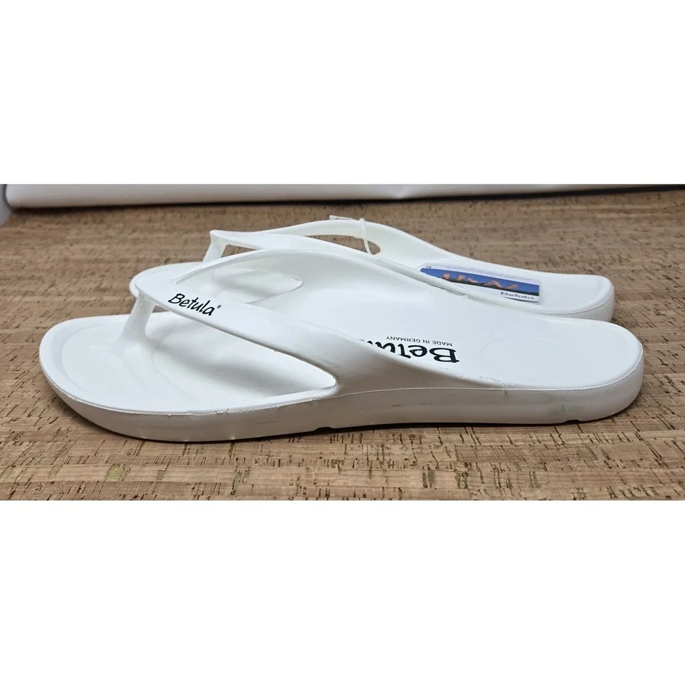 Betula by Birkenstock Energy White EVA Thong Sandals Mens 13 EU 46 New